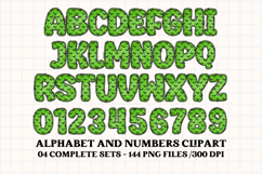 Halloween Alphabet png clipart, halloween letters doodle Product Image 3