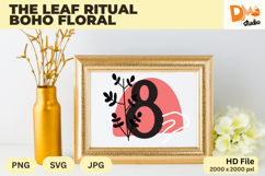 The Leaf Ritual Boho Floral Monogram Product Image 1