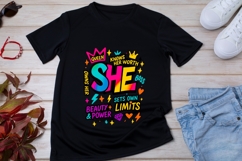 She is a queen png design for T-shirts Product Image 6