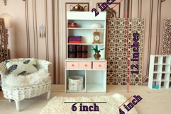 Dollhouse kitchen cabinet vector file, download 1/6 scale Product Image 9