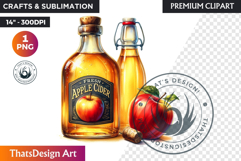 Rustic Harvest Fall clipart PNG, Autumn Pumpkin thanksgiving Product Image 1