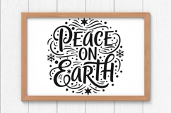 Peace On Earth Svg, Religious Christmas Svg, Faith Svg. Product Image 8
