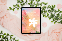Retro Vintage Alstroemeria Flowers Clipart Bundle Product Image 9