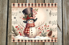 Cute Xmas snowman | vintage Skinny tumbler sublimation P2 Product Image 5