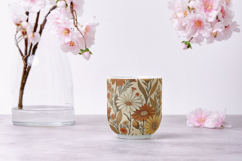 Retro 70s Wildflowers Seamless Pattern, Groovy Vintage Product Image 9