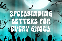 Retro Witch is a Halloween retro duo font Product Image 8