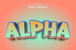 Editable Text Effect for Illustrator. Vector Graphic styles Product Image 1