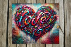 Valentine Inscription | 4 love Skinny tumbler designs PL2 Product Image 5