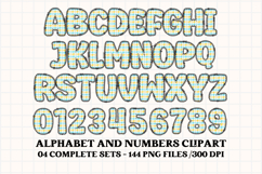 Baby Boy Alphabet PNG Clip Art, baby boy letters doodle Product Image 3