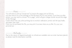 2023 Calendar, Floral Calender for 2023, Monthly Planner Product Image 9