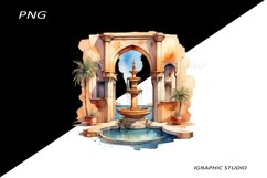 Watercolor Moroccan Clipart Product Image 1