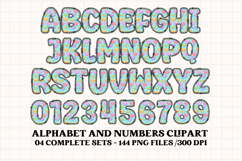 Valentine Alphabet Clip Art, valentines day letters doodle Product Image 3