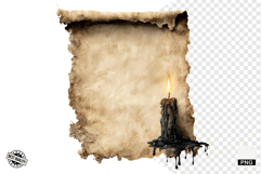 Halloween Goth Old Paper Clipart Product Image 1