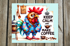 Morning coffee | 4 skinny tumbler Sublimation designs PL2 Product Image 5
