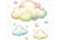 Fairy Tale Unicorn PNG Pastel Magic Clipart, Fantasy Rainbow Product Image 5