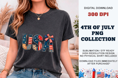 4th of July Faux Patchwork USA PNG | Sublimation DTF Product Image 10