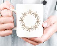 Elegant Christmas Frames Clipart, 20 PNG Product Image 9