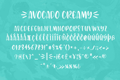 Avocado Creamy - Cute &amp; Sweety Font Product Image 9