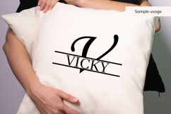 Split Monogram SVG Bundle A-Z Product Image 9