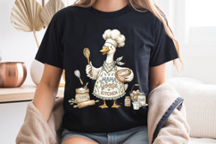 Mama Goose Kitchen PNG Cute Baking Chef Goose Sublimation Product Image 7