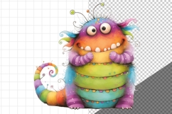 Watercolor Monster, Whimsical, Product Image 2