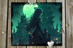 Mystic Halloween | 10 Skinny tumbler sublimation designs Product Image 9