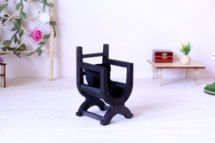 Two miniature Tudor chair 1:12 scale digital file. X framed Product Image 9