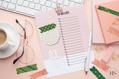 12 Digital Watercolor Washi Tape, Digital Watercolor Sticker Product Image 3