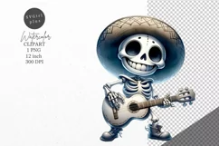 Halloween clipart, Skeleton clipart, Autumn clipart Product Image 1