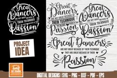 Great dancers svg | dance svg cut file | dance mom svg png Product Image 1