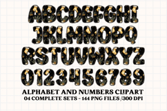 Christmas Alphabet png clipart, christmas letters doodle Product Image 3