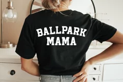 Ballpark Mama SVG, Baseball Mom SVG, Baseball Life SVG Product Image 4