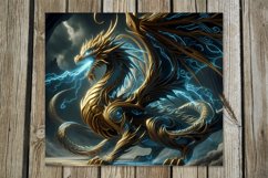 Chinese dragon | mystic Skinny tumbler sublimation designs Product Image 9