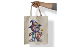 Wizard Hat Stitched Doll Magic Wand Voodoo PNG Halloween Product Image 7