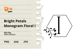 Bright Petals Monogram Floral Product Image 1