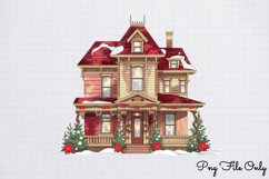 Victorian Christmas Sublimation Clipart PNG Product Image 1