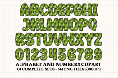 Halloween Alphabet png clipart, halloween letters doodle Product Image 3