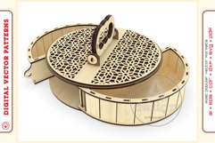 Box Organizer v28 - laser cut file - Glowforge ready SVG Product Image 9
