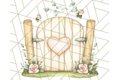 Pastel Farm Nursery PNG Clipart, Baby Animals And Elements Product Image 5