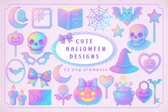 Cute Halloween Clipart PNG Bundle Product Image 1