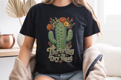Rhinestone Cactus PNG, Thriving In The Dry Heat Sublimation Product Image 8