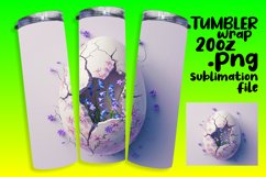 Happy Easter Vibes: Tumbler Wrap Sublimation Product Image 1
