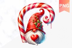 Christmas Gnome Sublimation - Clipart PNG Bundle Product Image 10