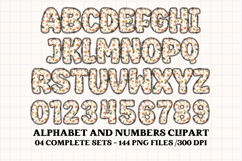 Fall Autumn Alphabet png clipart, fall autumn letters doodle Product Image 3