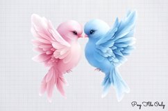 Coquette Valentine Sublimation Clipart PNG Product Image 1