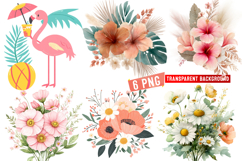 Summer png,Summer Clipart png,Whismcal Summer Spring Clipart Product Image 1