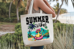 Summer vibes Silly Goose PNG sublimation |Beach &amp; Summer PNG Product Image 6