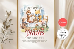 Baby Shower Welcome Sign Template 110 Product Image 5
