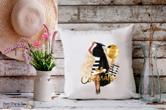 Black Girl Graduation PNG Congrats Grad Glam Design Art Product Image 9