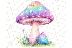 Pastel Fairy Clip Art PNG With Glitter, Rainbow Fairy Png Product Image 5